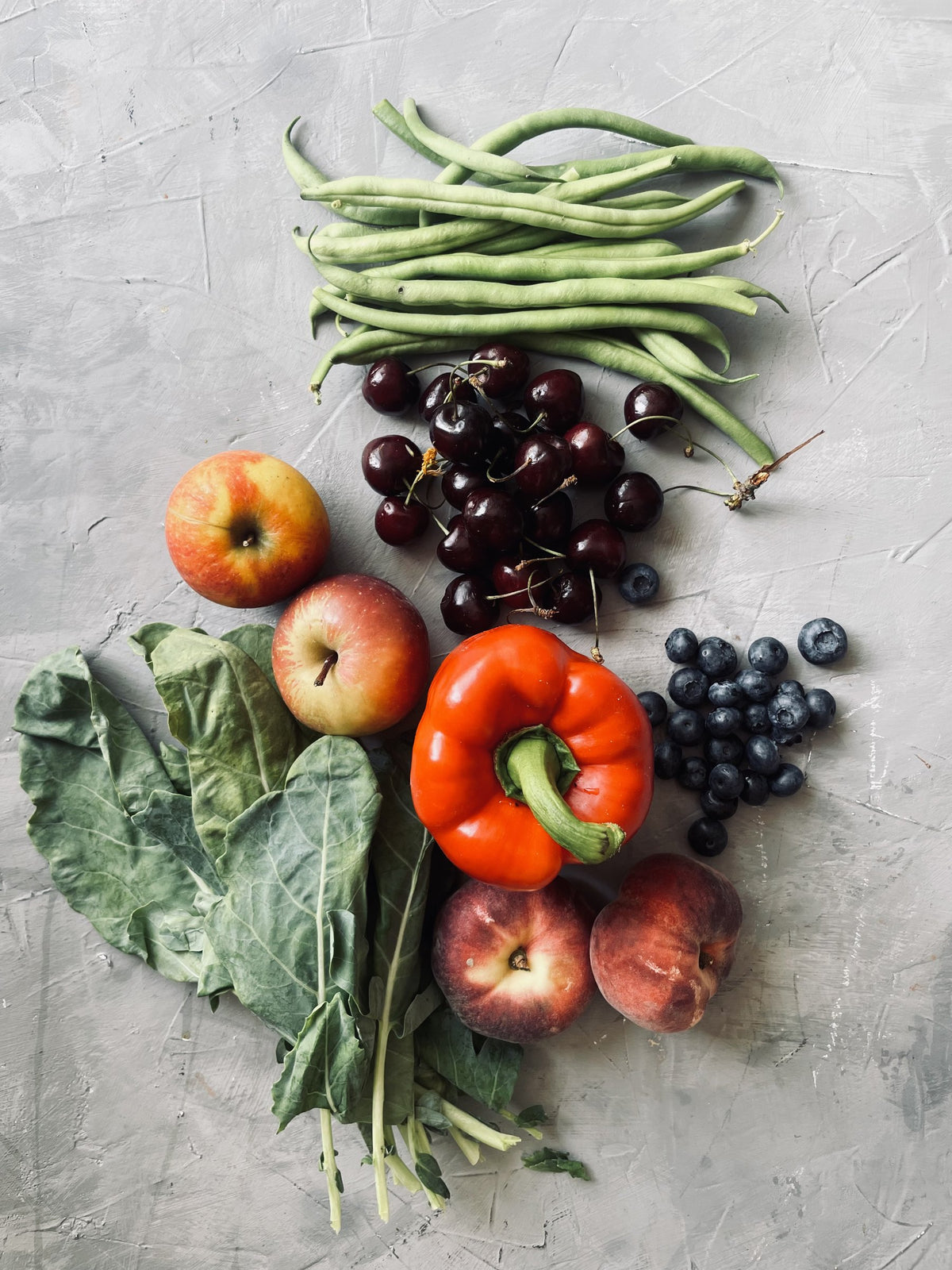 Frisches Obst und Gemüse