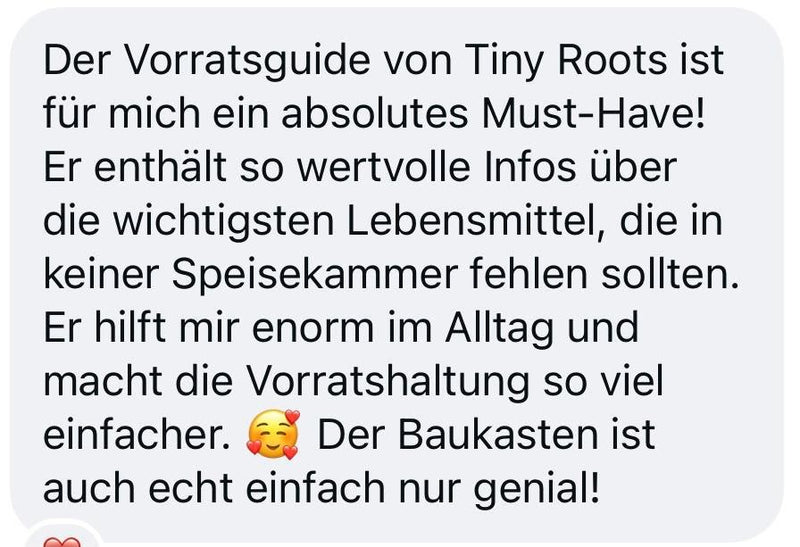Nachricht einer Kundin an Laura