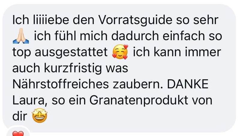 Nachricht einer Kundin an Laura