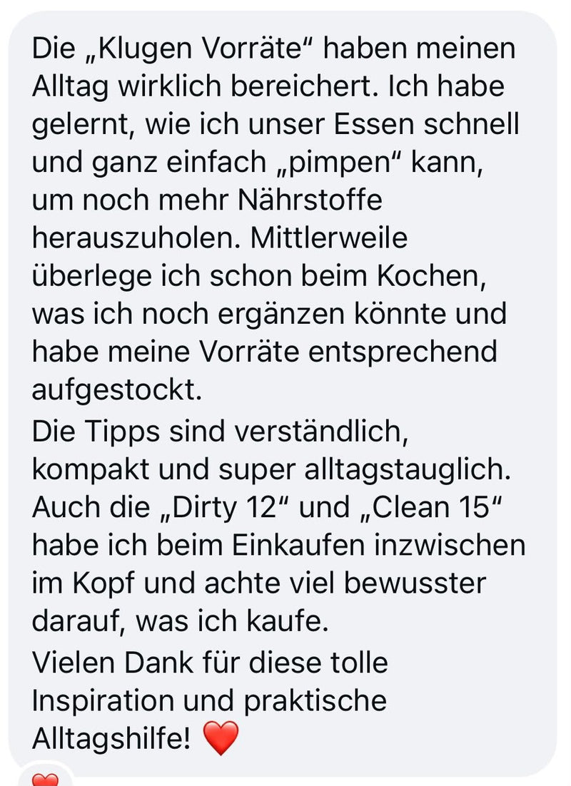 Nachricht einer Kundin an Laura