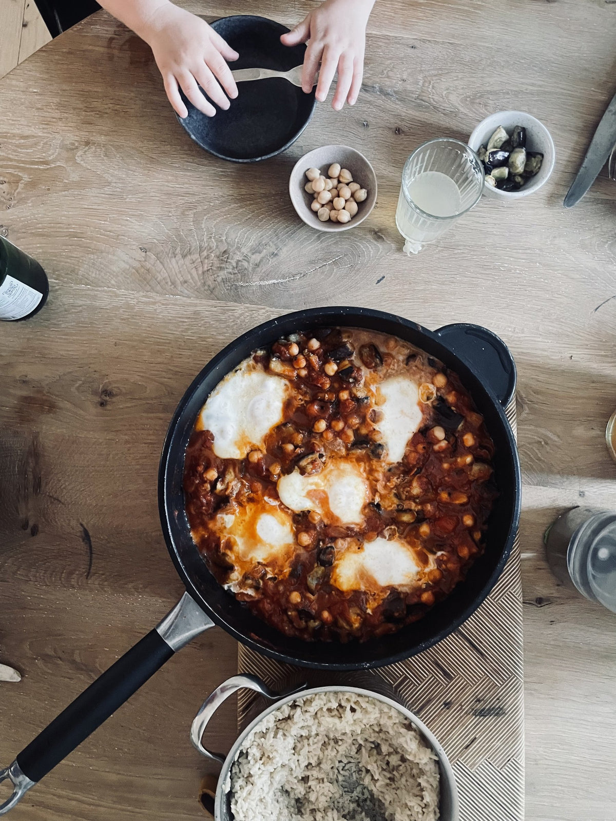 Shakshuka in der Pfanne
