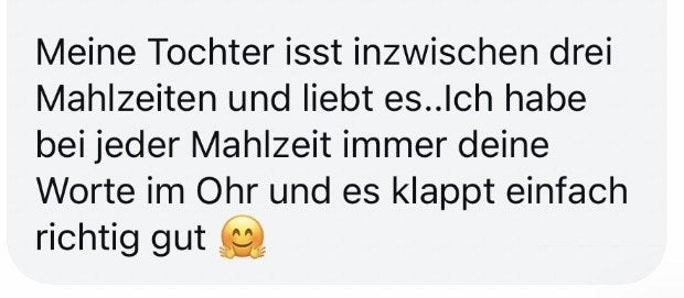 Nachricht einer Kundin an Laura