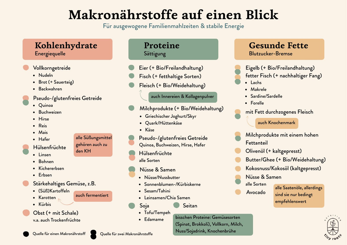 PDF Übersicht Makronährstoffe