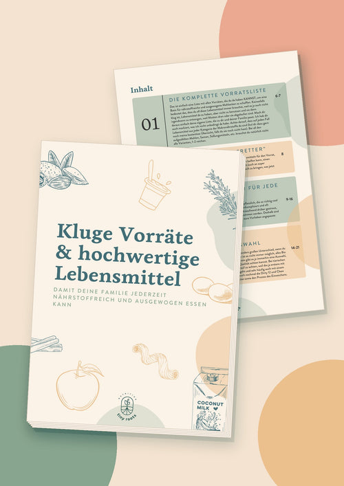 Vorratsguide: Titelbild und Inhaltsverzeichnis