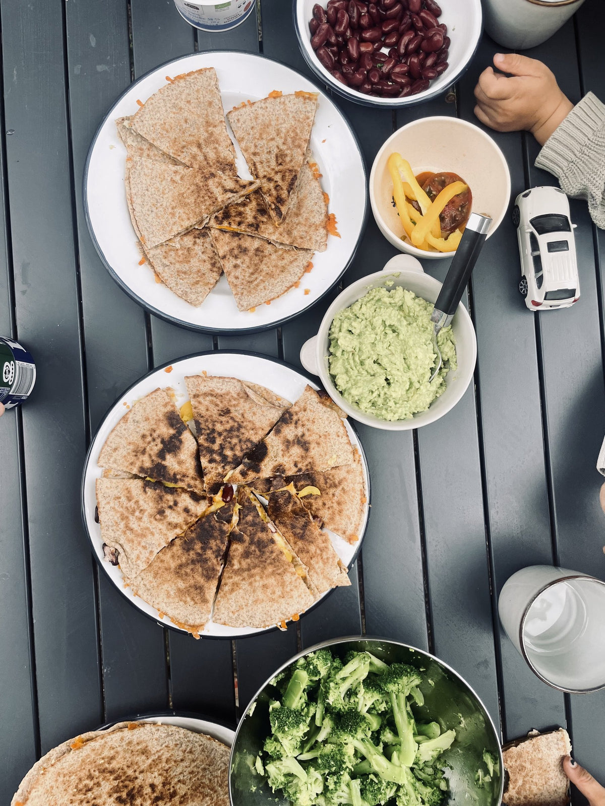 Schnelles Familienessen mit Wraps
