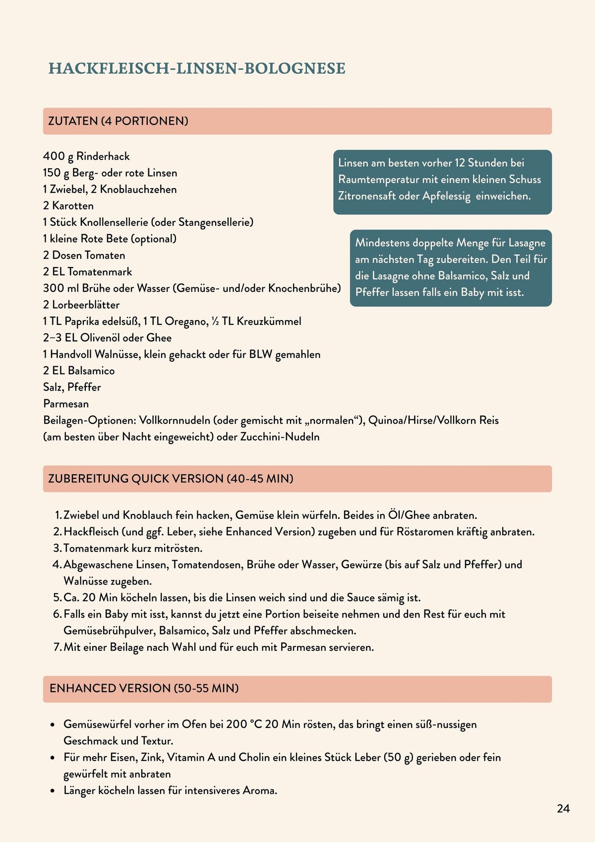 Wochenplanpaket: Beispielseite
